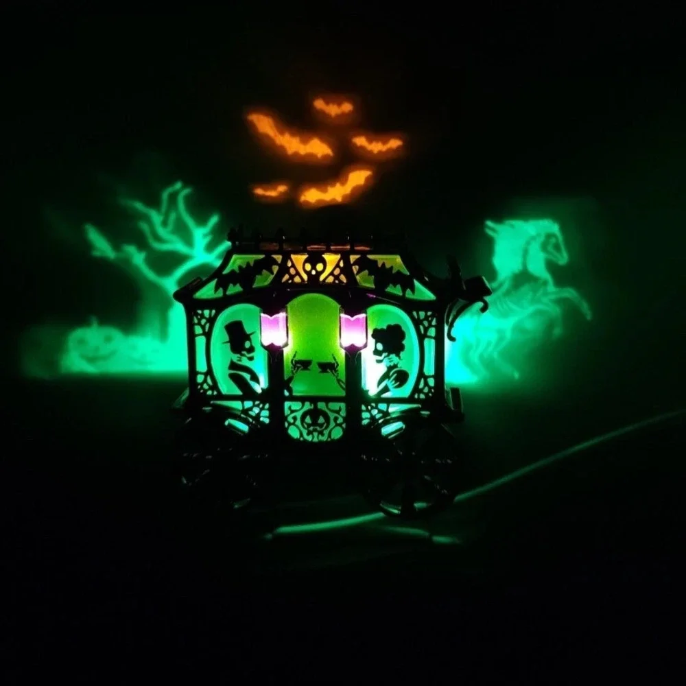 Bath Body Works Halloween Skeleton Carriage Wallflower Projection Fragrance Plug